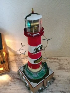 Mr. Christmas Holiday Lighthouse Sea Pines Hilton Head SC Motion Light Sound - Picture 1 of 12