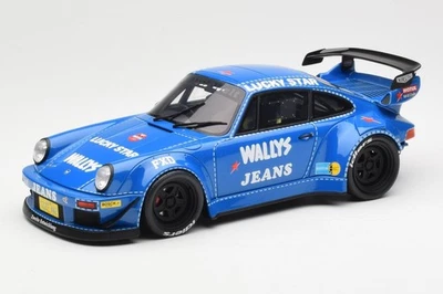 GT448 Porsche 911 964 RWB Osho Arrow Blue GT Spirit 1/18 - Image 1 of 4