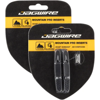 Pack of 2 Pair Jagwire Mountain Pro Bicycle Rim Brake Pad Replacement Cartridge - Image 1 of 2