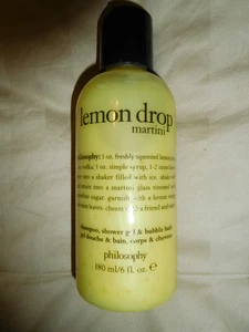 Gel de ducha Philosophy 6 oz.   LEMON DROP MARTINI ~ Precintado - Imagen 1 de 1