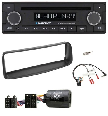 Blaupunkt Lenkrad Bluetooth DAB CD USB Autoradio für Peugeot 206 CC 2003-2008 - Bild 1 von 4
