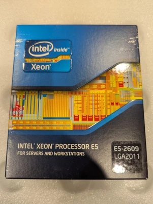 [NEW SEALED] Intel Xeon Processor E5-2609 10M Cache 2.40 GHz 6.40 GT/s Intel QPI - Image 1 of 3