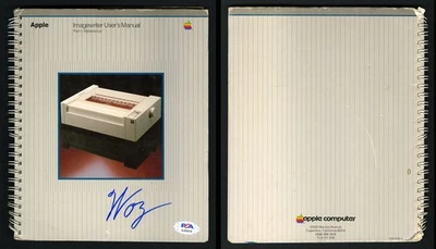Steve Woz Wozniak SIGNED Apple II Imagewriter Users DOS Manual PSA AUTOGRAPHED Foto 1 de 4