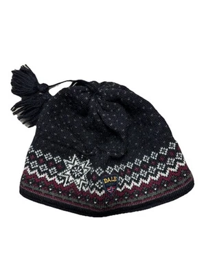 DALE of NORWAY VINTAGE Beanie 100% New Wool Hat Knitted Warm Lined Cap Unisex - Image 1 of 4