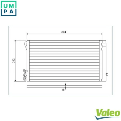 CONDENSER AIR CONDITIONING 814012 FOR BMW 3/E92/Convertible/E91/E90 X1/SUV/E84 - Image 1 of 4