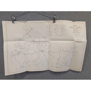 VTG 1981 General Highway Map Wilcox County Alabama 28" x 18" Camden Gee's Bend - Picture 1 of 4