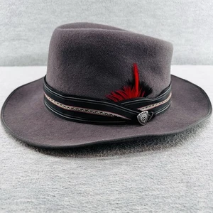 DOBBS FIFTH AVENUE -Vintage Men's Large Caribou Wool Felt Hat H5 - Picture 1 of 8