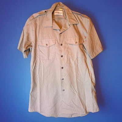 Flying Cross Button Up Short Sleeved Uniform Shirt With Epaulets 16.0 - Image 1 of 4