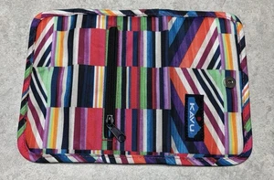 KAVU Big Spender Portafoglio Tripla Pieghevole Clutch Organizzatore da Viaggio Luminoso Multicolore - Foto 1 di 6
