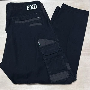 Pantalones de trabajo FXD para hombre WP3 500 negros cargo talla 40x30 - Imagen 1 de 13