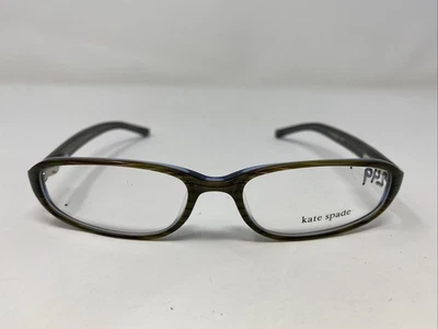 Marco de gafas Kate Spade Italia MELISSA 0Y06 52-16-130 madera de olivo/azul Z502 Foto 1 de 4