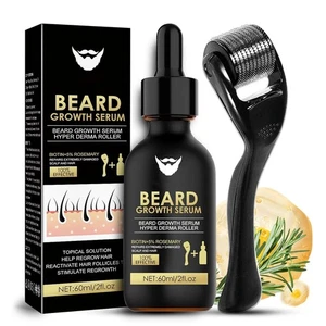 Beard & Hair Growth Kit Haare Bartpflege Set Microneedling Roller Serum Bartöl - Bild 1 von 7