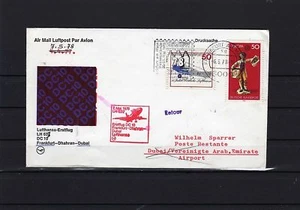 Certificado de vuelo de Lufthansa 7. 5.78 Frankfurt-Dubai (20322-o1) - Imagen 1 de 1
