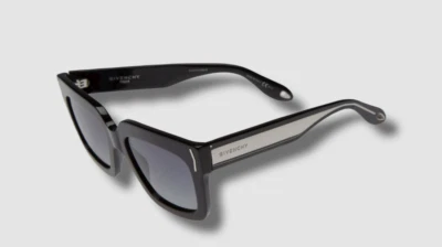 $402 Givenchy GV7015/S UDUHD Women's Black Square Plastic Sunglasses 53/20/145 - Image 1 of 4