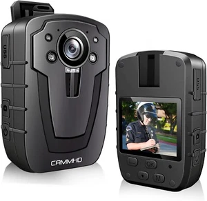 CAMMHD F6 4K &1440P Body Camera,32Gb Police Body Camera, H.265 Night Vision Body - Picture 1 of 8