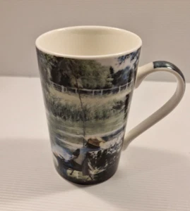 Out Fishing Coffee Tea Mug Cup 300ml Fine Bone China - Picture 1 of 6