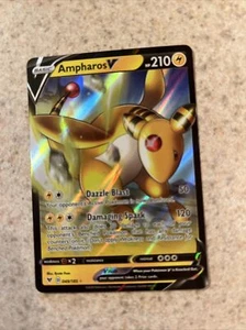 💥 AMPHAROS V 49/185 POKEMON VOLTAJE VÍVIDO PAQUETE ULTRA RARO FRESCO💥  - Imagen 1 de 4