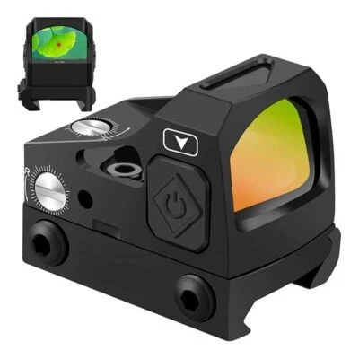 2 MOA Mini Red Dot Sight Tactical Reflex Sight Optical Sight Pistol Scopes - Image 1 of 4