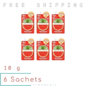 6 Sachets X 10 g Sistar Watermelon EE Sunscreen Cream SPF50 PA++ Nourishing Skin - Picture 1 of 9