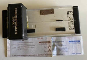 Manual Credit Card Machine Commonwealth Bank Numbered Sales & Merchant Vouchers - Picture 1 of 9