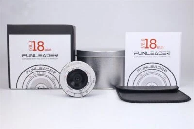 Funleader 18mm/f8 Full-frame Digital SLR Micro Wide-angle Lens Leica M-port Gift - Image 1 of 4