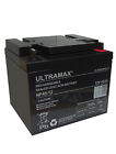 2 x ULTRAMAX 12V 45AH (replaces 40ah  42ah & 50ah) Mobility Scooter Batteries