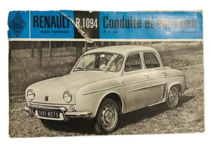 Vintage Renault R.1094 Driving and Maintenance Handbook Dauphine France - Picture 1 of 4