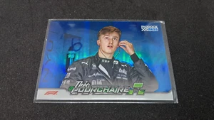 F1 Topps Paddock Pass Theo Pourchaire Chrome Blue Refractor #28 card - Zdjęcie 1 z 1
