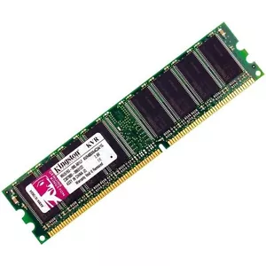 Kingston 1 GB 400MHz PC3200 DDR 184- PIN DIMM Desktop Memory (KVR400X64C3A/1G) - Picture 1 of 1