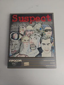 Suspect Infocom Computer Game IBM W/ HINT BOOKLET 1984 Box Only - Picture 1 of 23