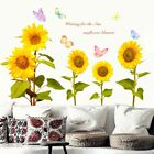 Abnehmbar Wandaufkleber Abziehbilder Selbstklebend Geschenk Sonnenblume DIY
