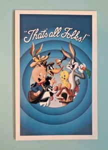 #UX3764a Looney Tunes "That's All Folks" 21¢ Postal Cards Booklet of 10 - 2001 - Picture 1 of 2
