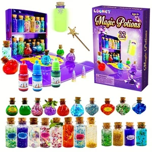 Youngsters Magic Potion Set 22 Bottles Girls Creative Craft Magic Reaction Toy - Picture 1 of 10
