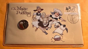 2018 Australia PNC The Magic Pudding Coloured UNC $1 Coin - Bild 1 von 2