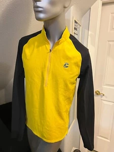 Cannondale Cycling Jacket 3/4 Zip Adult Size XL Yellow Black Mens - Picture 1 of 7