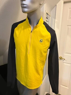 Chaqueta de Ciclismo Cannondale Cremallera 3/4 Adulto Talla XL Amarilla Negra Para Hombre Foto 1 de 4
