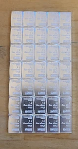 1 OUNCE 999 FINE SILVER VALCAMBI SUISSE BULLION 35 x 1 GRAM SILVER COMBIBARS - Picture 1 of 2