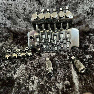 Lizenzierte Floyd Rose Tremolo Einheit Brücke schwarz - Bild 1 von 5