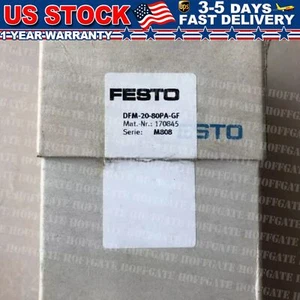 New DFM-20-80-P-A-GF Festo 170845 Guided drive Fast Shipping - Picture 1 of 5