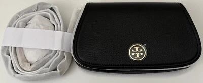 Tory Burch Black Leather Landon Mini Bag w/Orig. Packaging, Retail Tag $275 NWT - Image 1 of 4