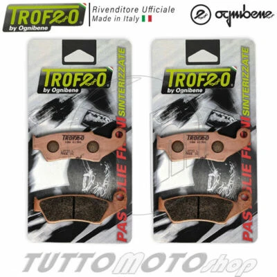 OGNIBENE KIT 2 COPPIE PASTIGLIE FRENO SINTERIZZATE HONDA XL V TRANSALP 700 2008 ANTERIORI