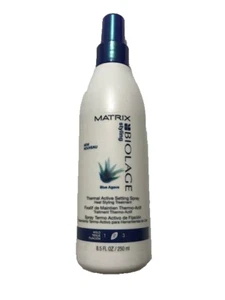 MATRIX BIOLAGE BLUE AGAVE THERMAL ACTIVE SETTNIG SPRAY 8.5 OZ~ NEW - Picture 1 of 2