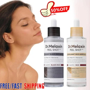 *Esencia exfoliante Dr. Melaxin PEEL SHOT BRILLO EXFOLIANTE AMPOLLA DE ARROZ 80 ml EE. UU. - Imagen 1 de 18