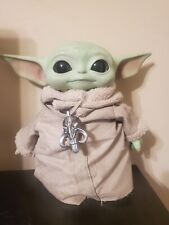 Used Grogu Star Wars Mandalorian The Child 11" Plush Baby Yoda Grogu Doll Mattel