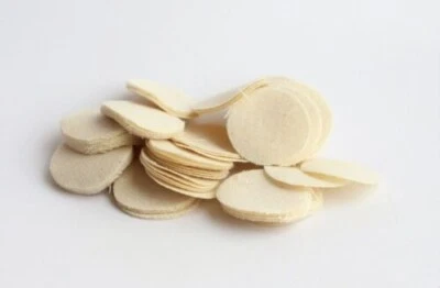 50-59 CAL 1 5/16" ROUND .010" THICK OILED SHOOTING PATCHES/ QTY. 500/ EMSS5102F - Image 1 of 3