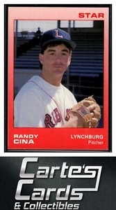 Randy Cina 1988 Star Lynchburg Red Sox #4  Boston
