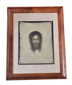 1874 Heiligster JESUS SELTENER DRUCK TASCHENTUCH ST. VERONICA VERONICA'S VEIL - Bild 1 von 8