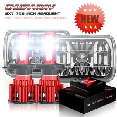 Fit Ford F100 1978 1979 1980 1981 1982 1983 7x6" faróis de LED feixe Hi/Lo - Imagem 1 de 4