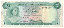 Bahamas 1965 $1 Dollar Note P-18b - Circulated