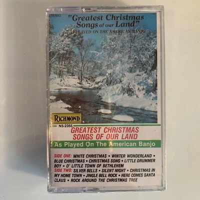 Greatest Christmas Songs Of Out Land American Banjo (Cassette) New Sealed - Image 1 of 2